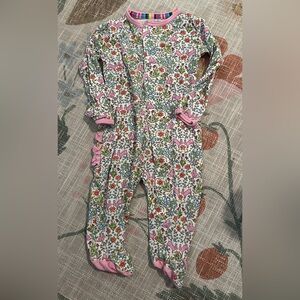 Magnetic Me Pink and Green Floral Kids Pajamas